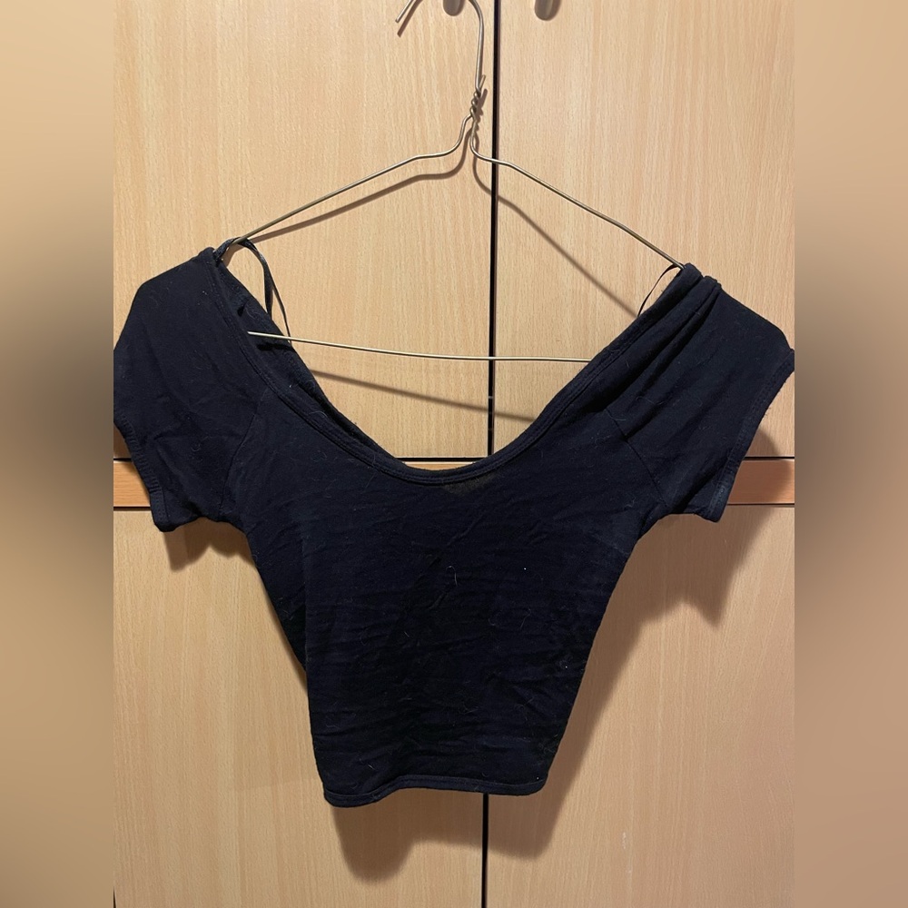 Crop Top Tee Shirt with Cool Back by Seductions Size XS